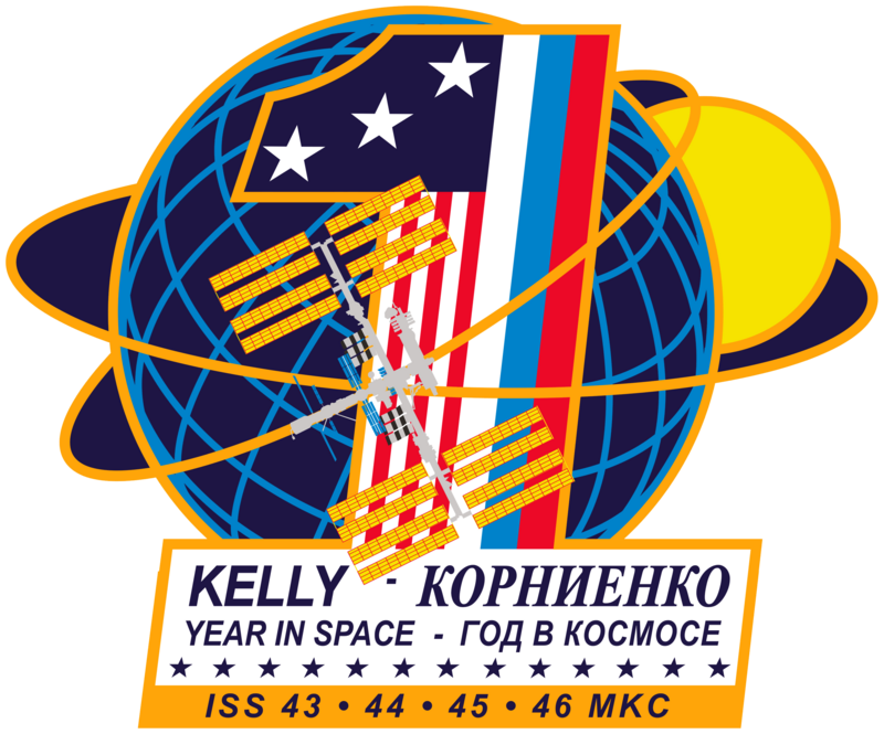 ISS Year Long Mission patch